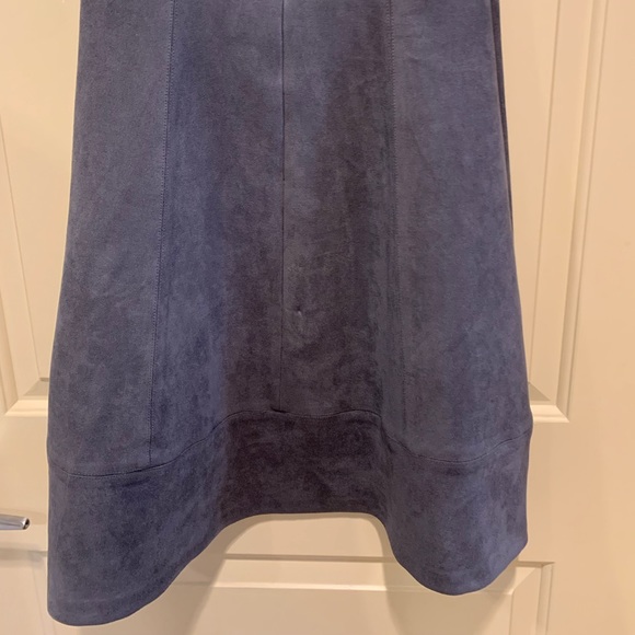 DKNY Gray Faux Suede Dress - Picture 8 of 16